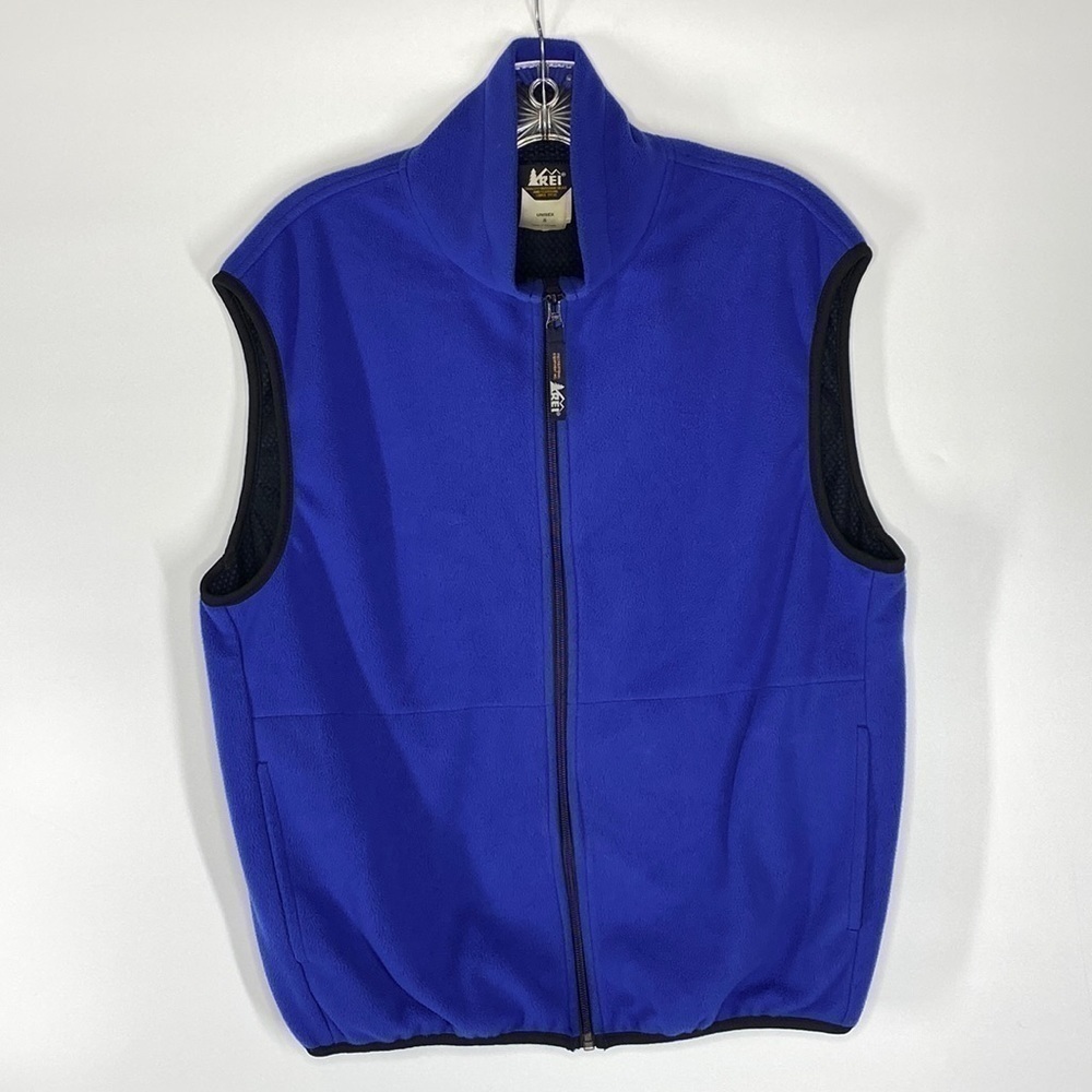 REI Blue Fleece Vest Unisex Small